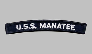US Navy AO-58 USS Manatee Fleet Replenishment Oiler UIM Rocker Tab (01-02) - Bild 1 von 1