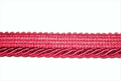 Corda cordone con fettuccia nastro passamaneria 790 Ø 8 mm 3 capi a metraggio