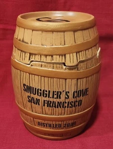 SMUGGLERS COVE SAN FRANCISCO Rum Barrel Tiki Mug & Lid Muntiki Imports 2009 - Picture 1 of 9