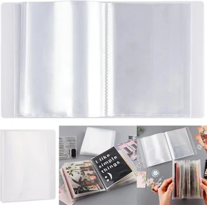 A6 Clear Sticker Photo Storage Album, Stamp Cutting Dies Storage Organizer Fold - Picture 1 of 6
