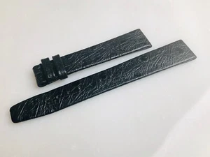 GP New Old Stock 16mm Black Leather Watch Band / Strap Girard Perregaux NOS - Picture 1 of 3