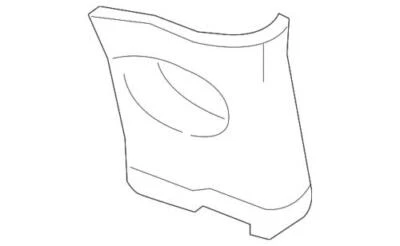 Genuine Ford Mercury Monterey 2004-2007 Rear Left Corner Panel 3F2Z-1731011-AAA - Изображение 1 из 2