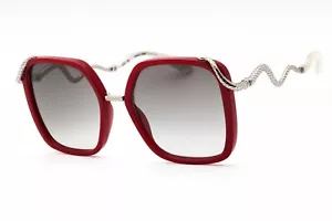 ROBERTO CAVALLI SRC003M 09EZ Sunglasses Red Frame Grey Gradient Lenses 55mm - Picture 1 of 4