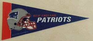 New England Patriots NFL Mini Pennant Rico/Tag Express 9"x4” - Picture 1 of 1