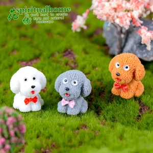 Lote 1:12 Casa de Muñecas Miniatura Cachorro Perro Mascotas Animales Mini Peluche 4 Piezas Accesorios - Imagen 1 de 8
