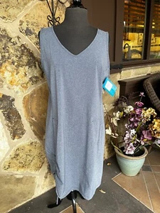 Columbia Omni-Shade Anytime Casual III Dress -Gray -  Size XL NWT - Picture 1 of 9