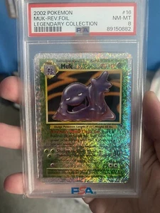 PSA 8 Muk - Reverse Holo 16/110 - Legendäre Sammlung - Pokémon Neuwertig - Bild 1 von 1