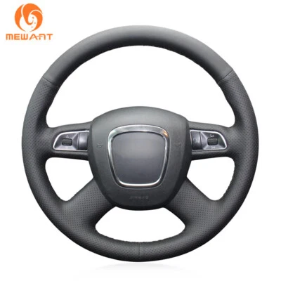 PU Leather Steering Wheel Cover for Audi A1 A2 A3 A4 A5 A6 A7 S3 S4 S5 Q5 Q7 TT - Image 1 of 4