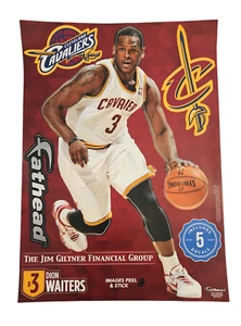 DION WAITERS SGA FATHEAD CLEVELAND CAVALIERS LOGO PROMO DECAL SET 12/9/14 RARE - Picture 1 of 4