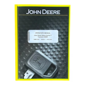 MANUALE OPERATORE TRATTORE JOHN DEERE X300R 280001- - Foto 1 di 5