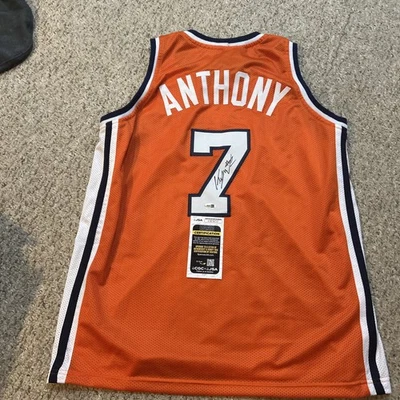 SYRACUSE ORANGE- KIYAN ANTHONY SIGNED AUTOGRAPH JERSEY JSA COA RARE BASKETBALL  - Image 1 of 4
