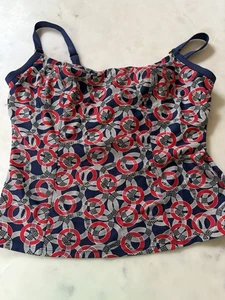 Costume da bagno Panache Nancy top nautico taglia 38H - Foto 1 di 5