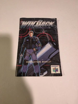 WinBack: Covert Operations (Nintendo 64 N64, 1999) ☆ MANUAL ☆ - Image 1 of 3
