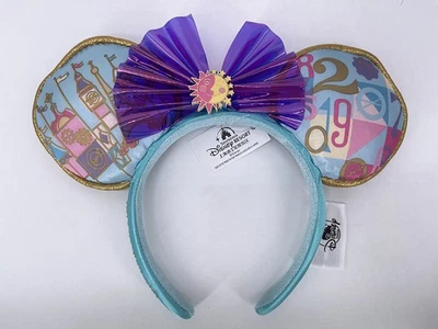 Diadema rara orejas de Minnie Mouse It's a Small World Disney Limited París 2025 Foto 1 de 3