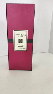 Olivia Blake London Fragranced Reed Diffuser Black Tea & Plum 100 ml 3.3 oz NEW - Image 1 of 3