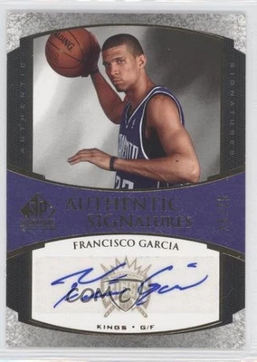 2005-06 SP Signature Edition Gold /25 Francisco Garcia #AS-FG Rookie Auto RC - Image 1 of 2