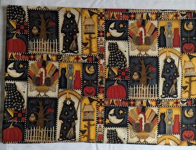 Tela de edredón de Halloween Debbie Mumm. 3 1/3 yardas Foto 1 de 3