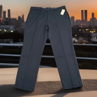 Chaps Mens 38x30 Everyday Performance Slim Fit Golf Chino Pant Navy Blue NEW $70 - Image 1 of 4