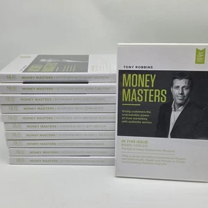 Anthony Tony Robbins Money Masters 11 DVD Interviews Burchard Pagan Koenigs - Picture 1 of 4