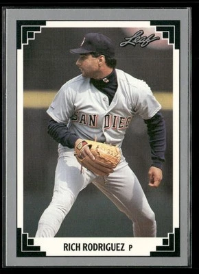 1991 Leaf - Rich Rodriguez #448 (RC) - Image 1 of 2