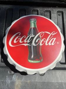 Vintage Coca Cola Wall Mount Key Cabinet 12" Diameter Holds 8 keys NIB - Picture 1 of 4
