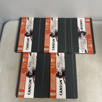 Canson Graduate Series Sketch & Notes Book 5.5"X8.5" Case Of 5 - Image 1 of 4