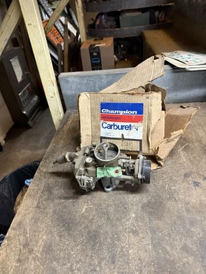 New NOS Remanufactured Ford Carburetor Model 14-136 Champion Parts Car Auto USA - Image 1 of 4