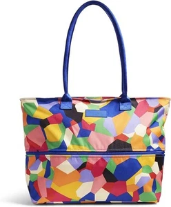 Vera Bradley Lighten Up Expandable Travel Tote in Pop Art New With Tag In Poly - Picture 1 of 8