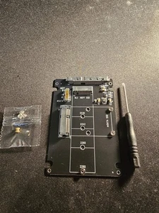 SSD Adapter M.2 NGFF & mSATA auf SATA 3.0 (2in1) – Neu - Bild 1 von 1