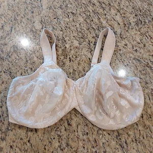 Wacoal 85567 Awareness Full Coverage Unlined Underwire Bra Size 44DDD Beige - Picture 1 of 20