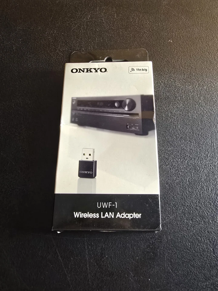 Genuine Onkyo UWF-1 USB 802.11n Wi-Fi Wireless LAN Receiver Adapter   New/Sealed - Image 1 of 4