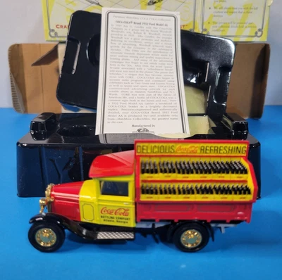 Matchbox Coca-Cola Collection 1932 Ford Model AA  YPC06- M Delivery Truck COA - Image 1 of 4
