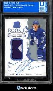 2023 UPPER DECK THE CUP #128 MATTHEW KNIES ROOKIE PATCH AUTO RC /249 - Bild 1 von 3