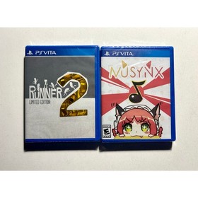PS Vita PlayStation Vita Music Bundle Lot New🔥No Tears Musynx Runner 2