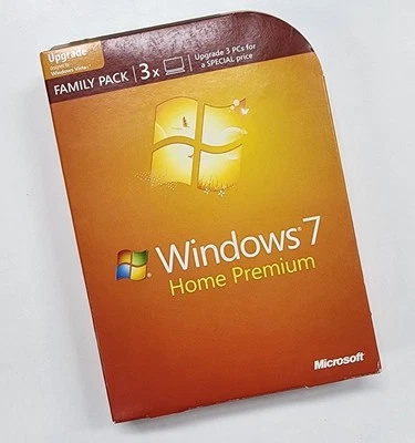 Windows 7 Home Premium Family Pack- Upgrade - Image 1 of 2
