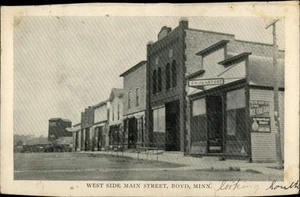 Boyd,MN Main Street Drug Store Ice Cream Sign Lac qui Parle County Minnesota - Picture 1 of 2