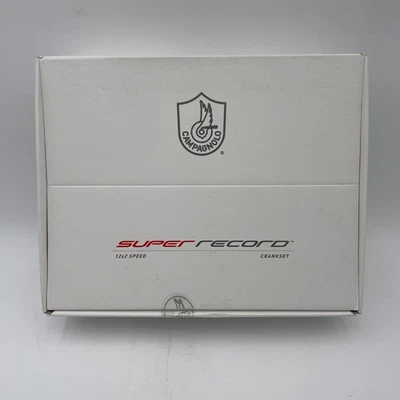 Juego de bielas Campagnolo Super Record 175 mm disco de carretera de carbono - negro - NUEVA CAJA ABIERTA Foto 1 de 4