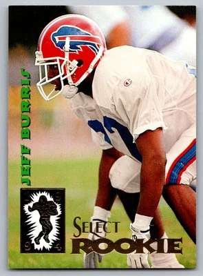 1994 Select Jeff Burris Rookie Buffalo Bills #219 - Image 1 of 2