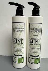 2 PACK Archipelago Botanicals Morning Mint CONDITIONER 10oz Bottles NEW Dovelok - Picture 1 of 3