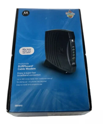 New Motorola SURF board SB5101U Cable Modem - New Box - Free Fast Shipping - Image 1 of 4