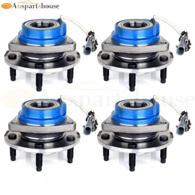 Conjunto de 4 cojinetes de rueda delanteros traseros para Pontiac Montana Sv6 05 Buick Cadillac Foto 1 de 4
