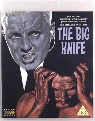 THE BIG KNIFE Blu-ray Jack Palance Ida Lupino Robert Aldrich Original UK Release - Image 1 of 2