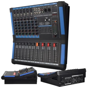 MiCWL 6 Channel Mixer 2 Way 1000W Power Amplifier Mixing Console High Quality - Picture 1 of 12