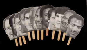 orig./Raro!! Portland Trailblazers 1986-87 **FOTO TROQUELADA-FANÁTICOS** en Stick X 12 - Imagen 1 de 9