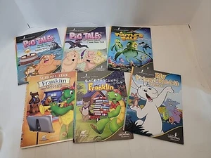 Lot of 6 Stepping Stones Entertainment DVD Kids Animated Babar Ribbit Pig Turtle - Picture 1 of 7