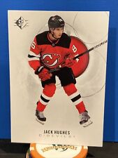 2020-21 UD SP Hockey Base Card #41 Devils - JACK HUGHES
