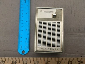 VINTAGE 1963 CONTINENTAL TR-862 TRANSISTORS 8 RADIO – WORKING - Picture 1 of 12