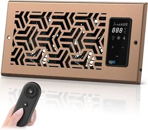 Register Booster Fan for 4” x 10” Register Holes Programmable Quiet Vent fan - Picture 1 of 9