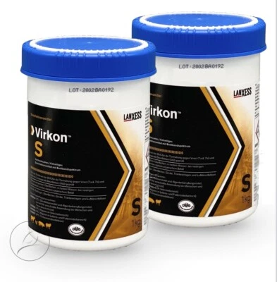 2 x 1 Kg Virkon S Desinfektionsmittel by Lanxess (DuPont) / avi-complete
