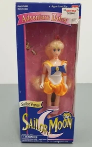 Sailor Moon Adventure Dolls 6" Sailor Venus Vintage 1995 New Sealed in Box - Picture 1 of 9